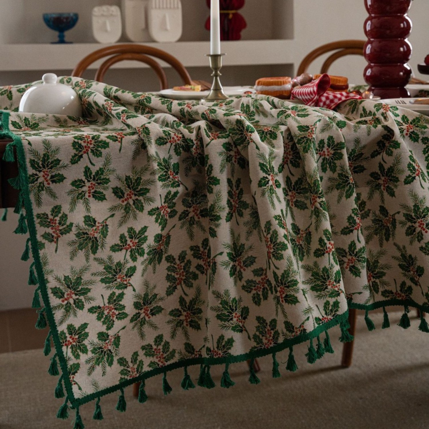 쏙쏙마켓 크리스마스 연말 감성 식탁보 테이블보 키친크로스 2인 4인 6인 25,900원