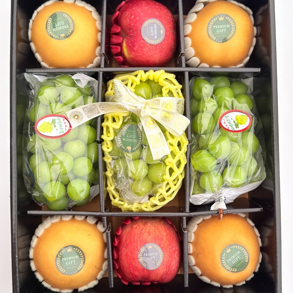 [실속&고급] 설날 선물세트 샤인머스캣 사과 배 프리미엄 고당도 과일세트 추석 명절 부모님 선물 보자기동봉, 9개 99,300원