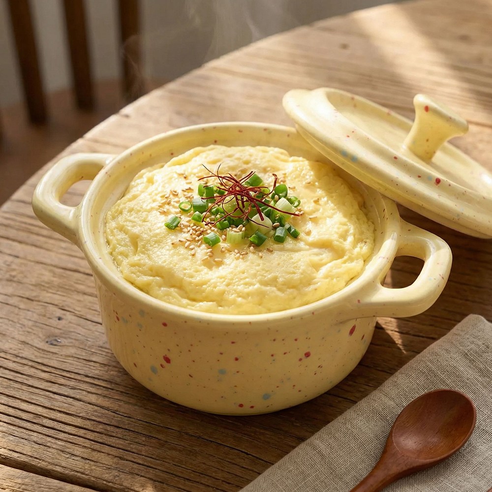 [파격사은품] 루체 양손 미니 계란찜기 도자기 냄비 전자레인지, 스프링옐로우, 1개 15,900원