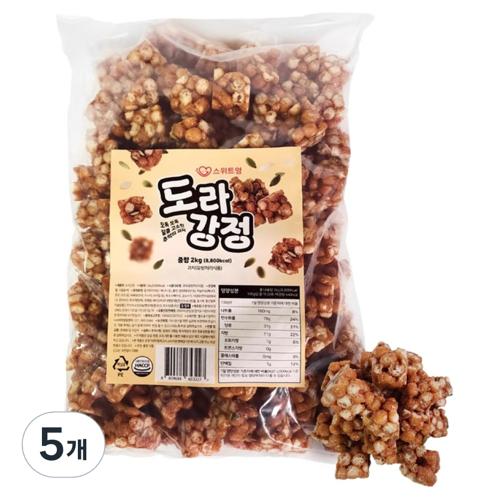 스위트영 도라강정, 2kg, 5개 99,500원