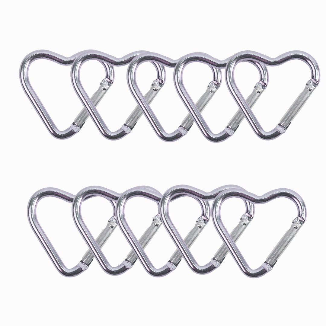 (10p) 하트 카라비너 10개세트 키링만들기 연결깅 6,200원