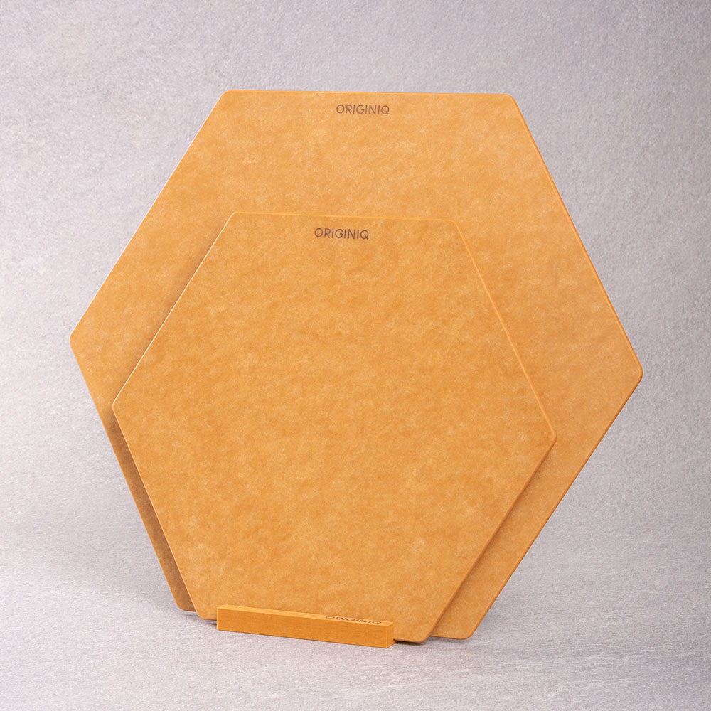 오리지니크 원목 나무 압축 도마 육각 플레이트 내츄럴 2종세트+6mm나무도마거치대 증정, 내추럴, 1세트 68,280원