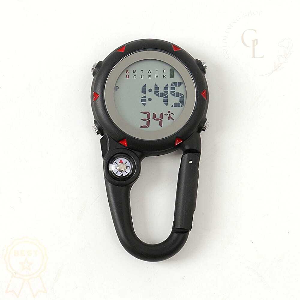 르꽁드 액티브 카라비너 스포츠 시계 블랙 레드 스톱워치 26,600원