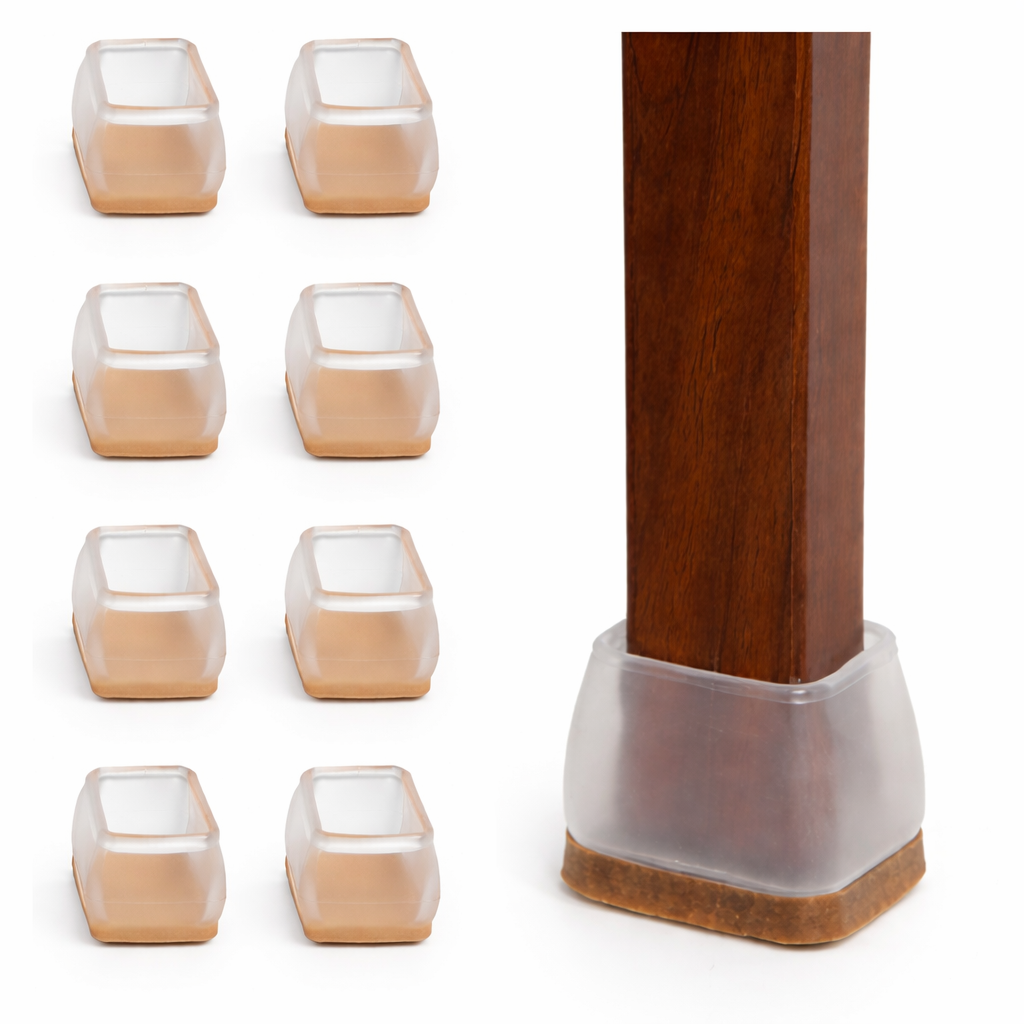 브오미 의자발커버 식탁 소음방지 캡 패드, 투명, 8개 12,000원