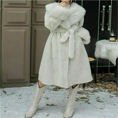 퍼 카라 밍크 무스탕 롱코트 119,000원