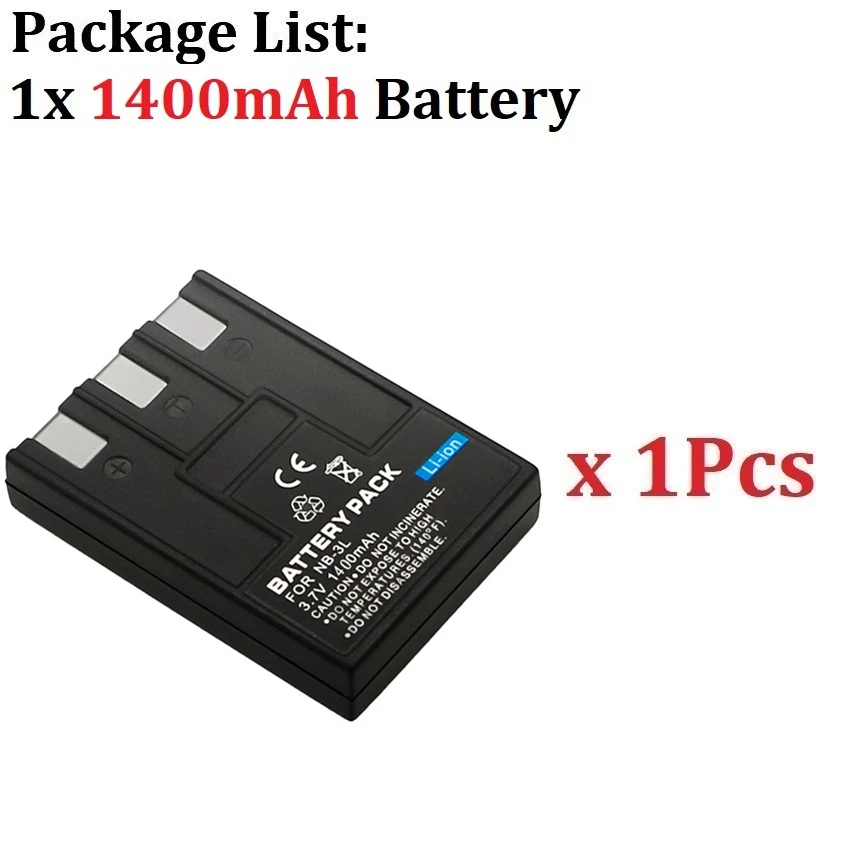 쿠쿠스토어 1400mAh NB-3L 배터리 Canon IX SD110 I2 S700 PC100 14,800원