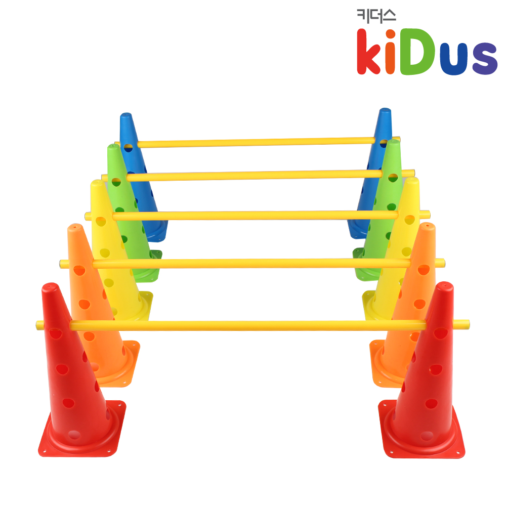 키더스 어린이 체육놀이 허들콘 시스템 48cm(풀세트), 1개 62,900원