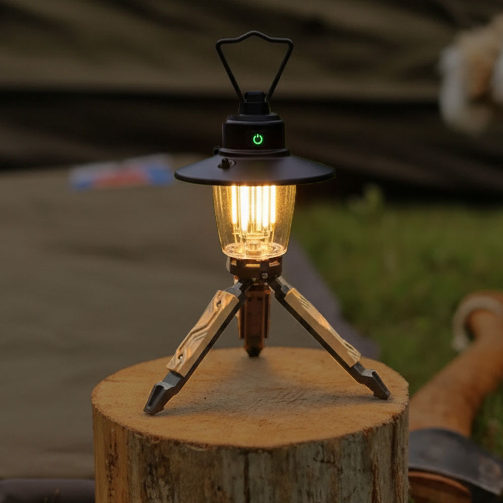 캠프글로우 충전식 듀얼 라이트 LED 캠핑 랜턴 감성 미니 C타입 충전 19,800원