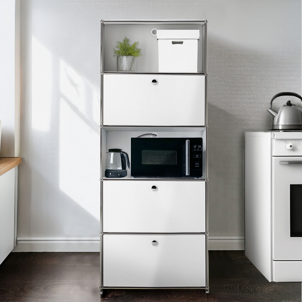 이가페 미드센츄리 모듈가구 모노 1x5 베이직 오픈수납장C, 화이트 1,025,000원