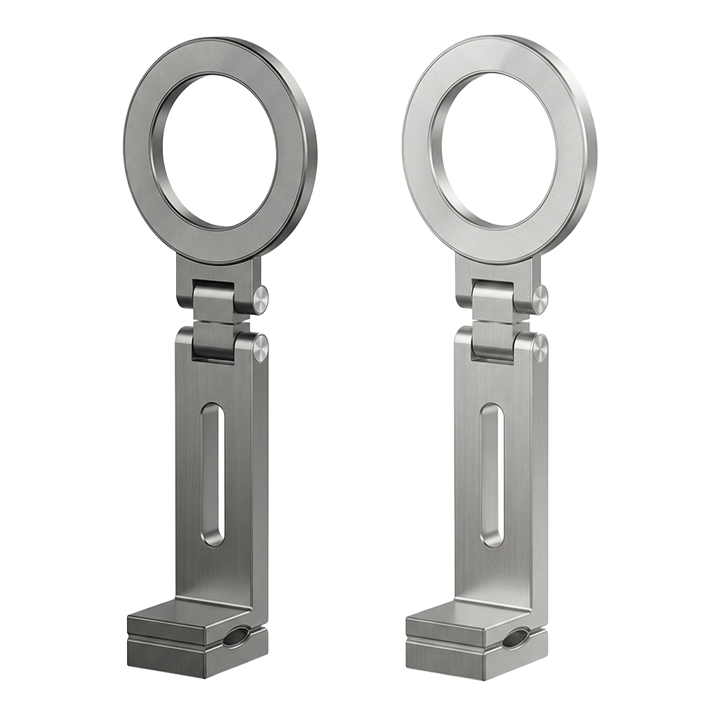 펄스기어 360도 맥세이프 여행용 휴대용 핸드폰 클립 거치대, 1개, 실버 10,000원