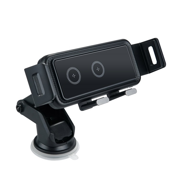 Coms 차량용 고속 무선 충전기 15W IP456 듀얼코일 3중 잠금 거치대 자동회전 갤럭시폴드거치 35,900원