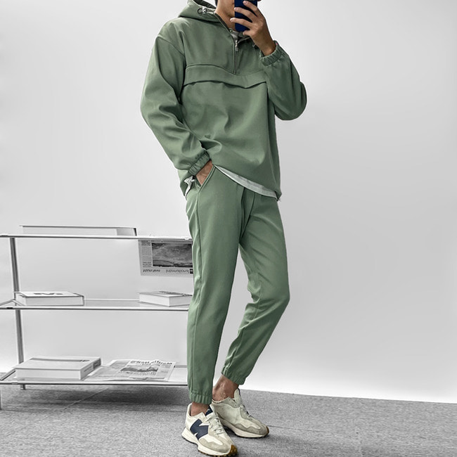 후드아노락 조거 트레이닝 세트 SET 빅사이즈-4COLOR 45,800원