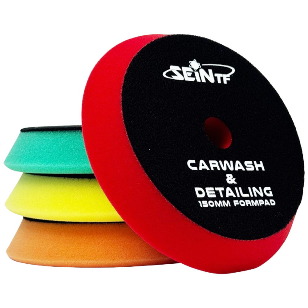 세인 차량용 독일산 폼 광택패드(평면-일반형) 폴리싱 유막 제거 전동드릴 광택기, 레드(90PPI) 11,000원