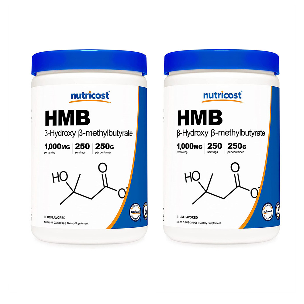Nutricost HMB Powder Beta-Hydroxy Beta-Methylbutyrate 뉴트리코스트 HMB 파우더 250g 2팩, 2개, 250g 56,800원