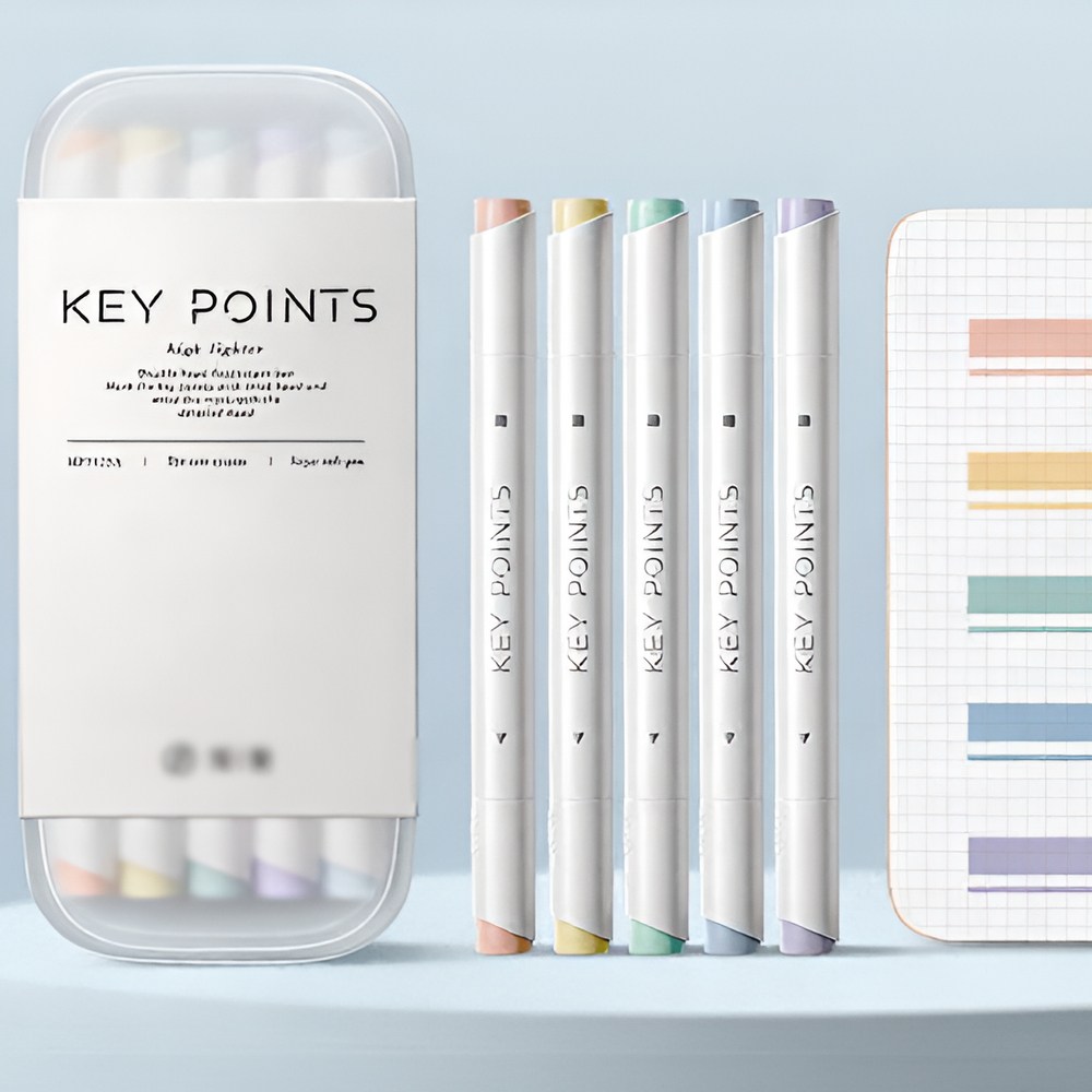 모먼트픽 파스텔형광펜 5색세트 혼합색상 다꾸펜, 5종, 1팩 10,000원