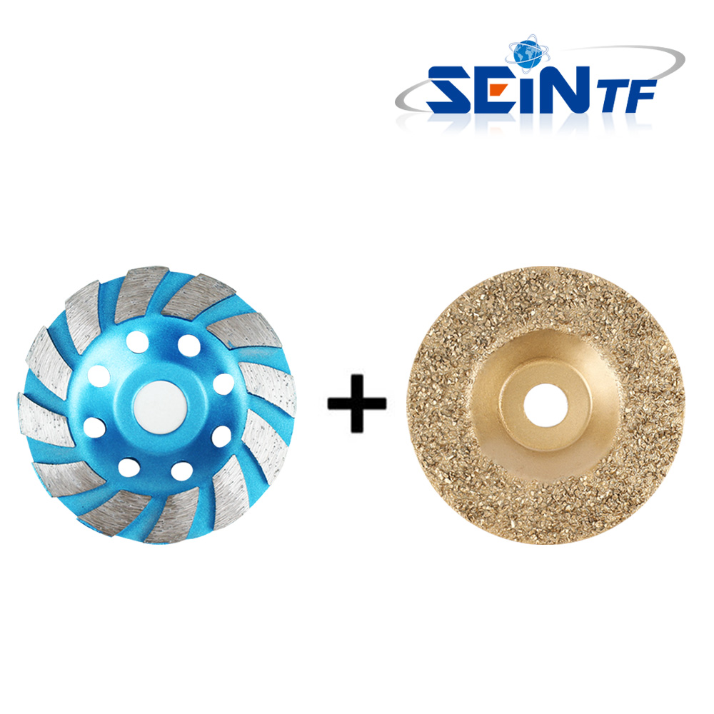 세인티에프 다이아몬드컵 100mm 우레탄제거휠 중간 세트 평컵 방수공사 콘크리트 석재 대리석 표면 가공 연마 평탄, 1세트, 다이아몬드컵 100mm 일반형 + 우레탄제거휠 중간 19,900원