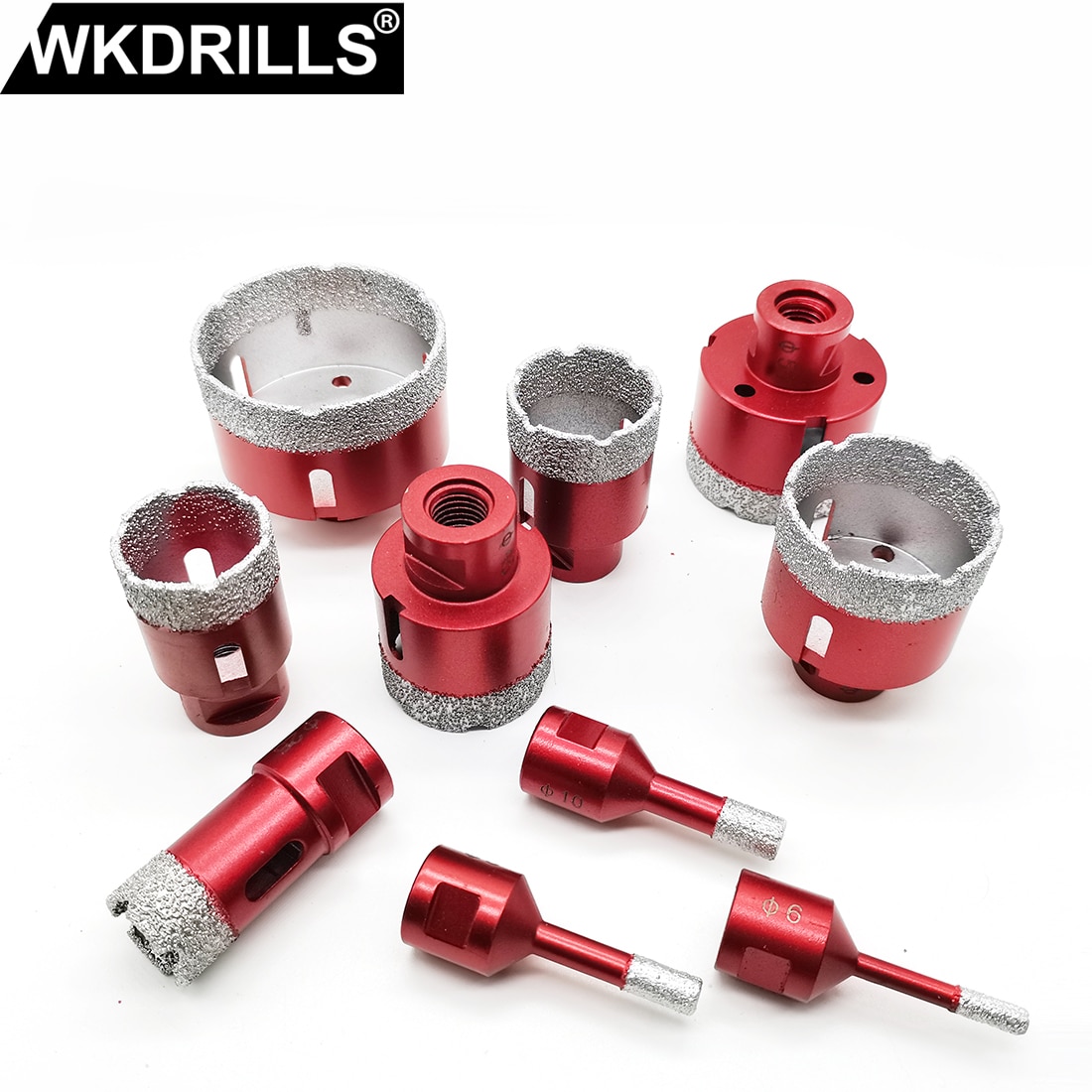 건식 진공 납땜 다이아몬드 드릴링 코어 비트 1 개 세라믹 타일 톱 화강암 대리석 드릴 M14 스레드 74,400원