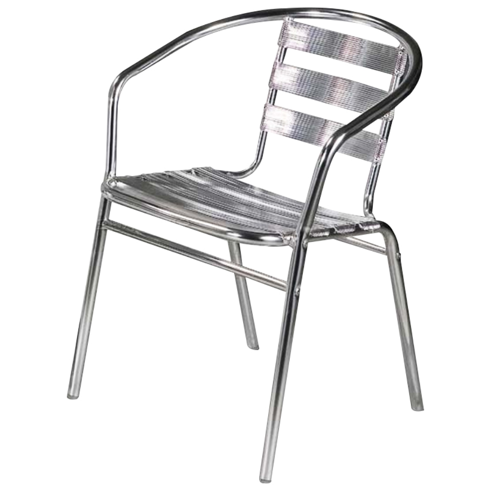 알루미늄의자 야외 테라스 정원 카페 행사용 의자, 실버 54,900원