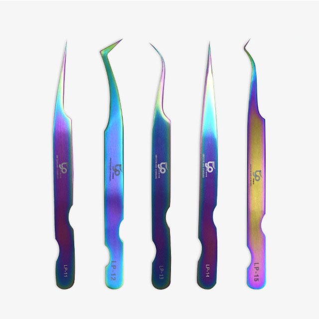 아몬드영 래쉬포인트 레인보우 속눈썹 핀셋 전문가용 6,000원