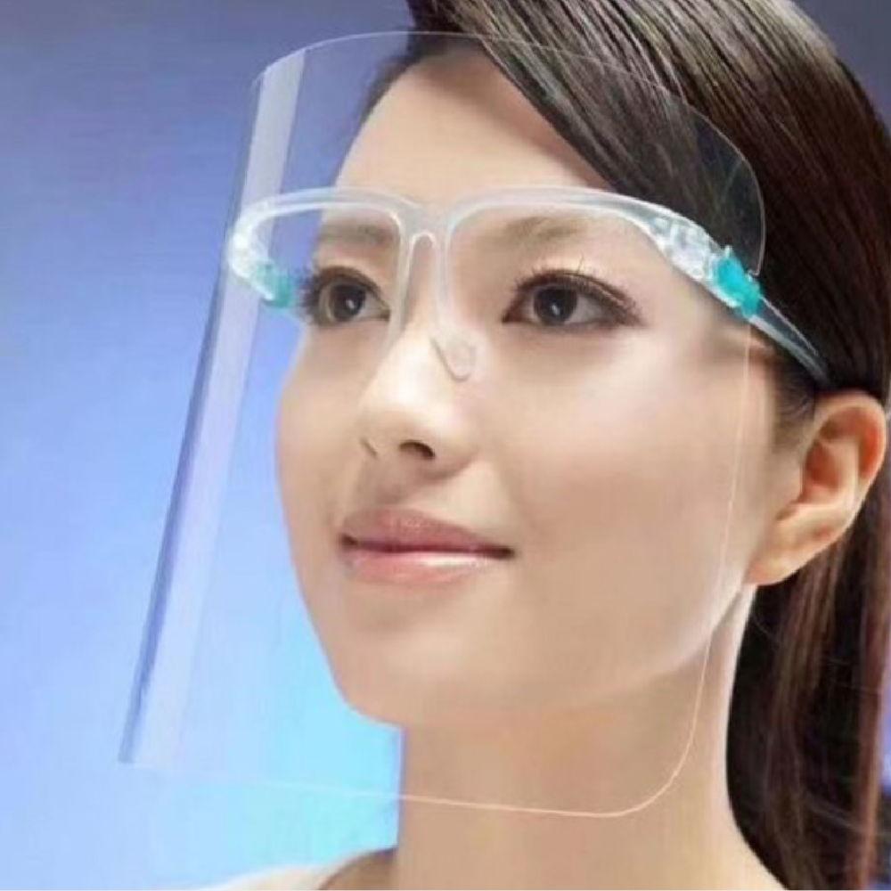 KC인증 페이스쉴드 안경형 10개입(안경10개+필름10개) 투명 안면보호 마스크 필름 김서림방지 4,840원