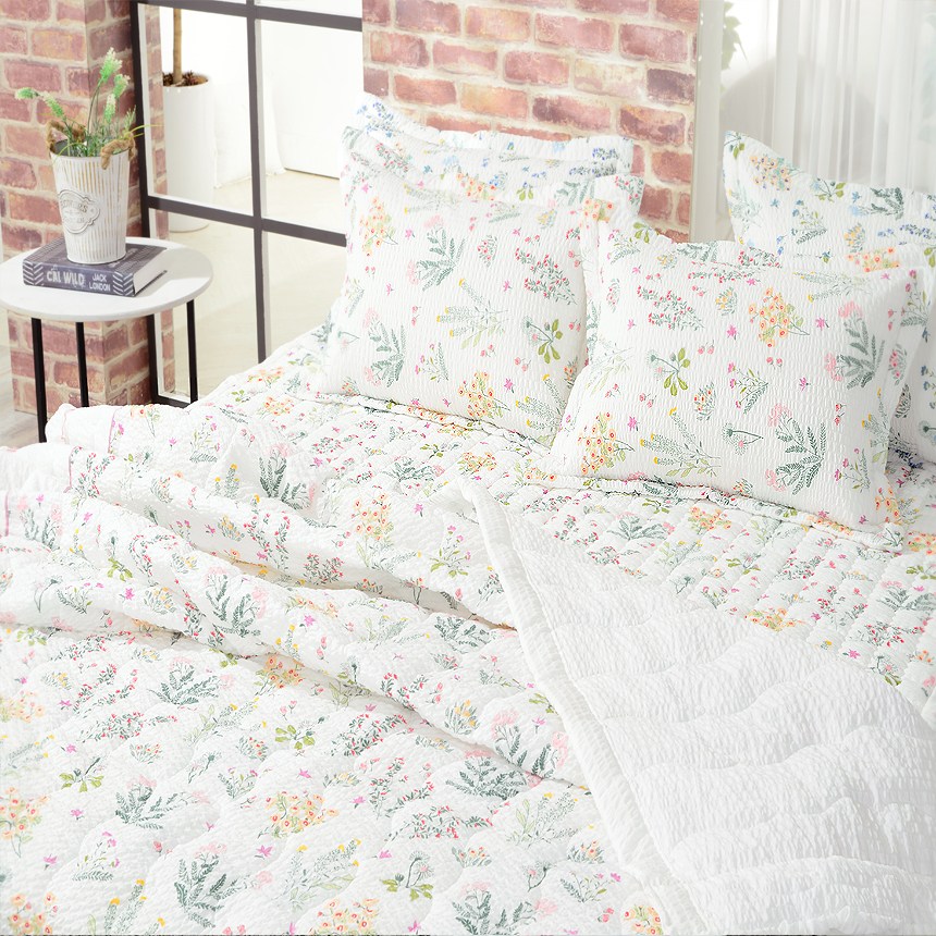 지베누오 국내제조 시원한 시어서커 잔꽃 여름 차렵 이불단품 43,900원