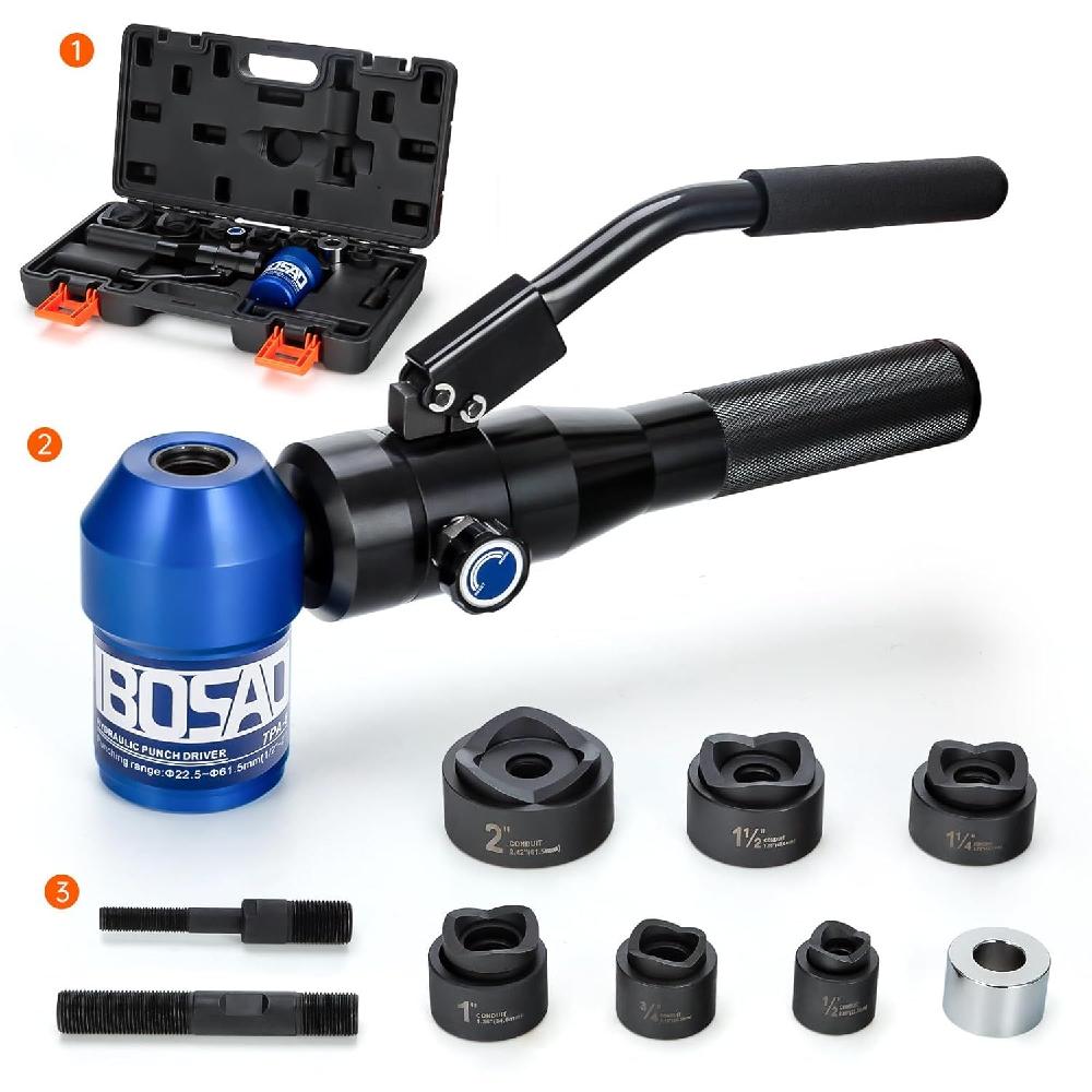 유압식 구멍뚫는기계 TPA-8 전동 펀칭기 철판 배관용 홀 커터 22~61mm 223,500원