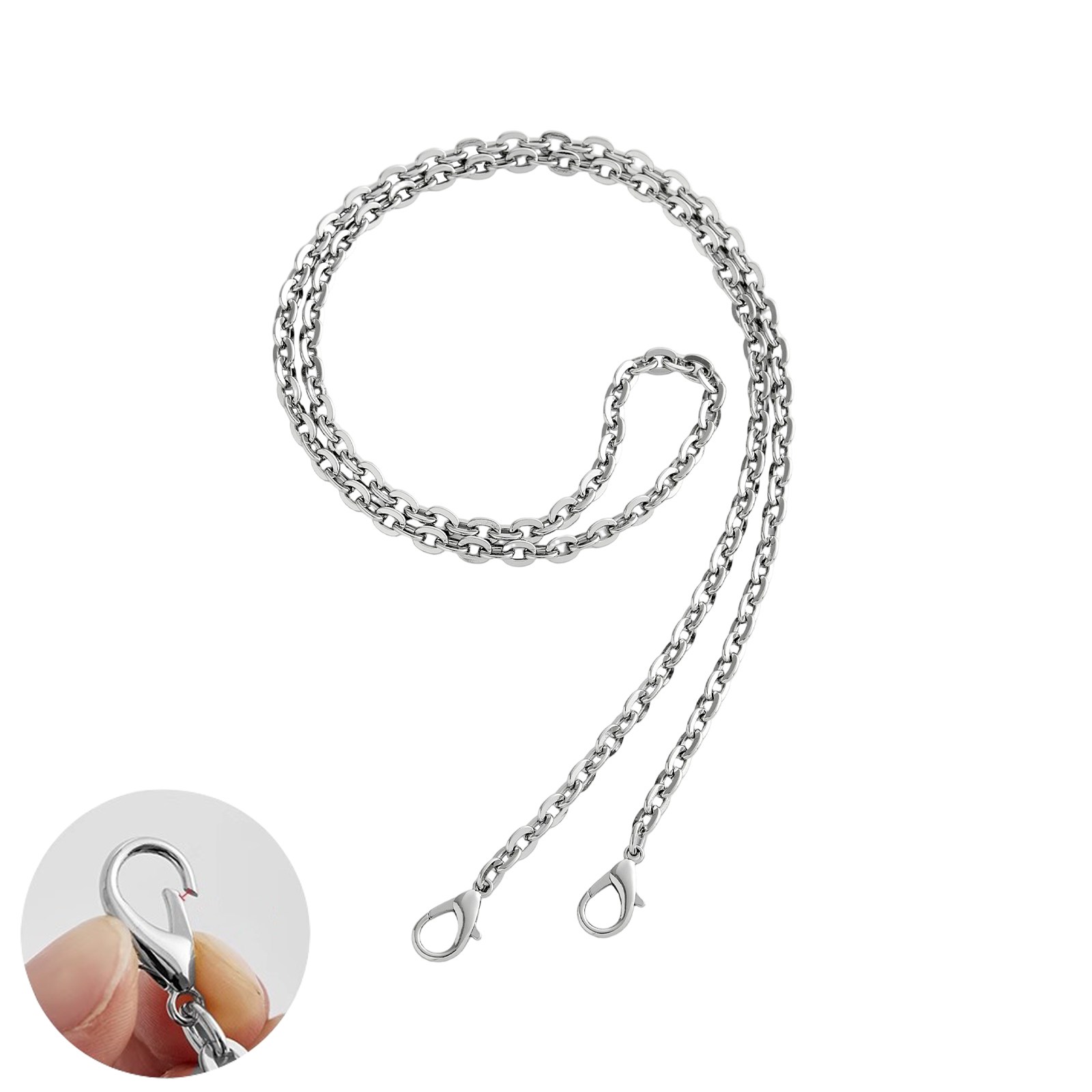 은색 가방체인줄 여성 가방 체인 교체용 스트랩 가방줄 가방 액세서리 DIY 체인 리폼 가방 체인 스트랩 8,500원
