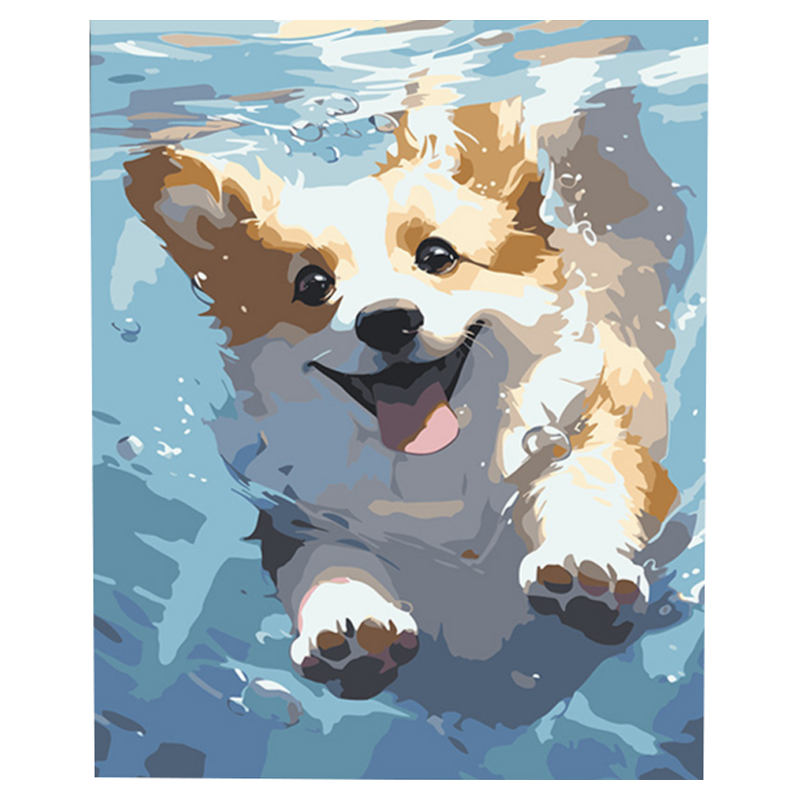 특별한상점 DIY 유화그림그리기 아크릴화 세트 30 x 40 cm, 8309, 1세트 18,450원