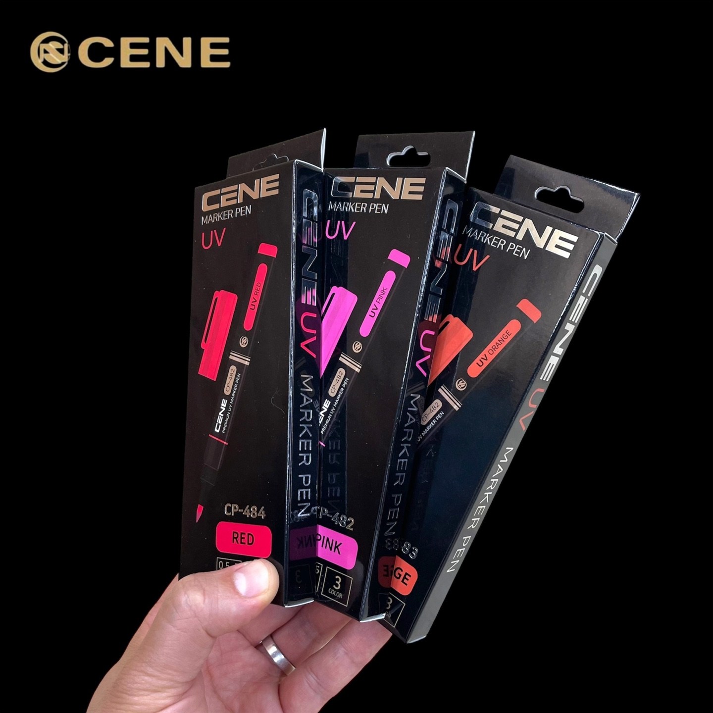 카포스 세네 UV 마커 펜 3개세트 에기 웜 루어 야광 축광 튜닝 16,500원