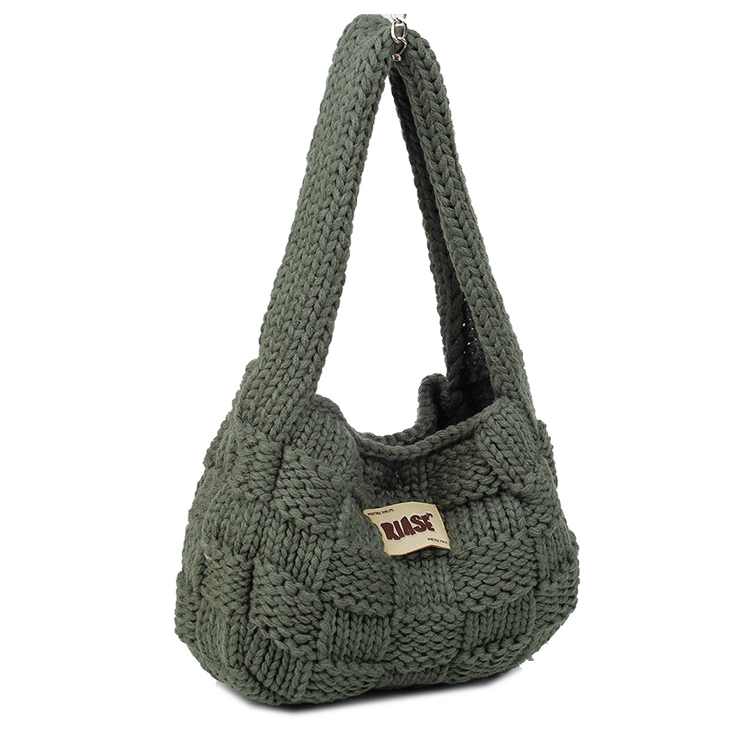 컬러플한 니트 미니백 따뜻한 겨울 컬러 호보백 작은 숄더백 18,150원