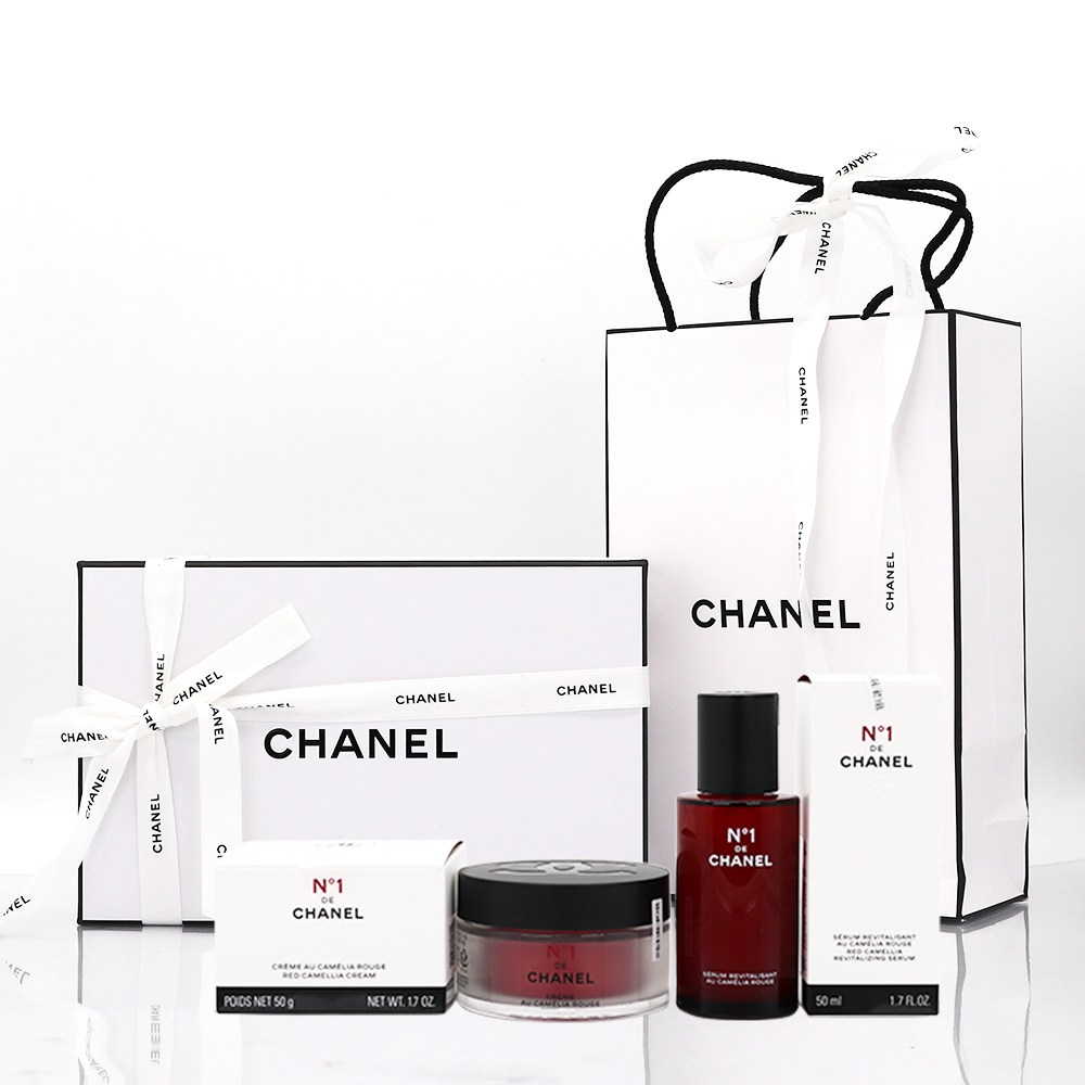 샤넬 N'1 DE CHANEL 레드 까멜리아 크림&세럼 2종 세트, 쇼핑백동봉 376,000원