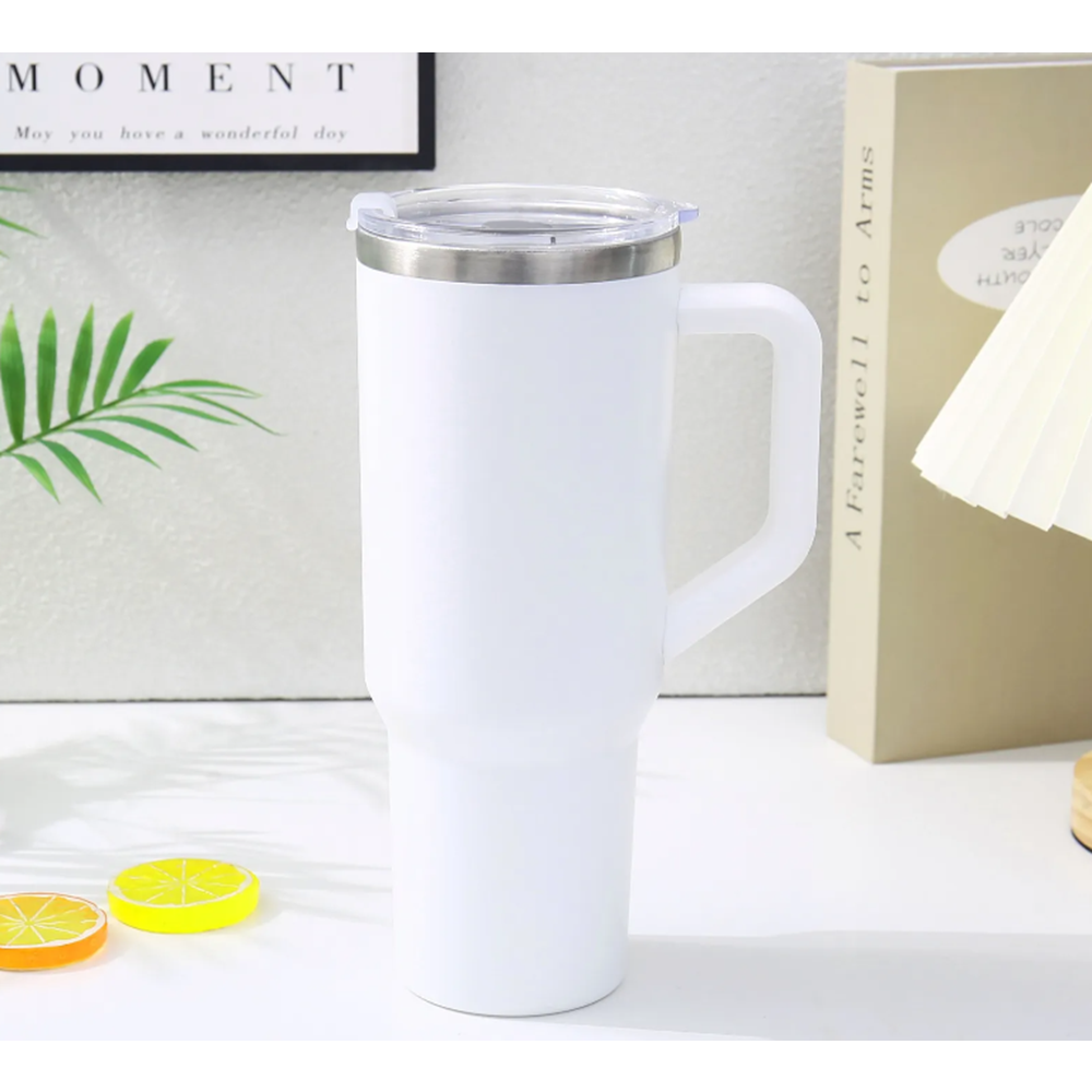 TLM 1.18L 1+1 대용량 스텐 텀블러 손잡이 빨대 포함 보온 보냉 물병 휴대용, 1개, 1800L, 화이트+화이트 32,000원