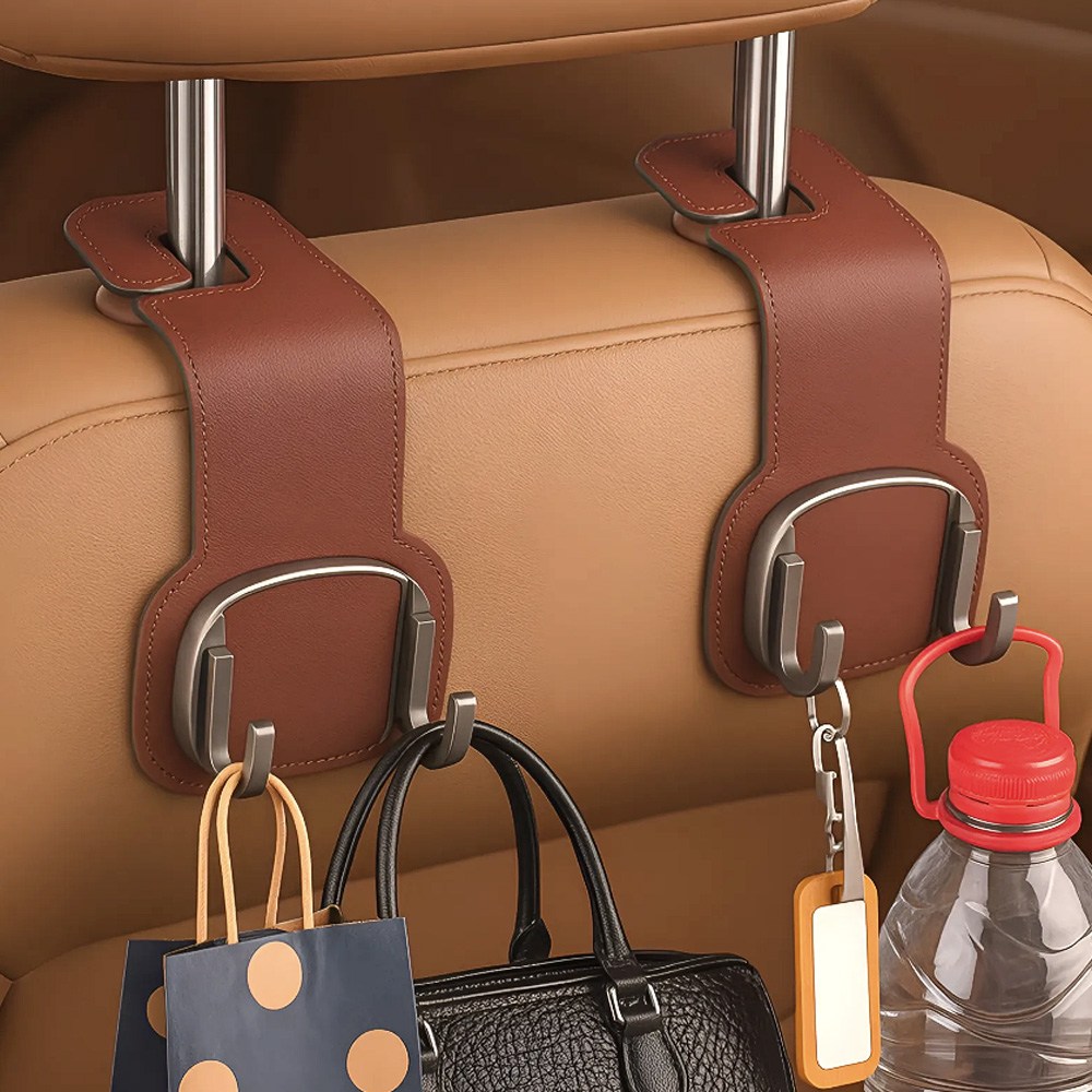 프리미엄 차량용 가방걸이 헤드레스트 고리 자동차 옷걸이, 그레이, 1개 13,800원