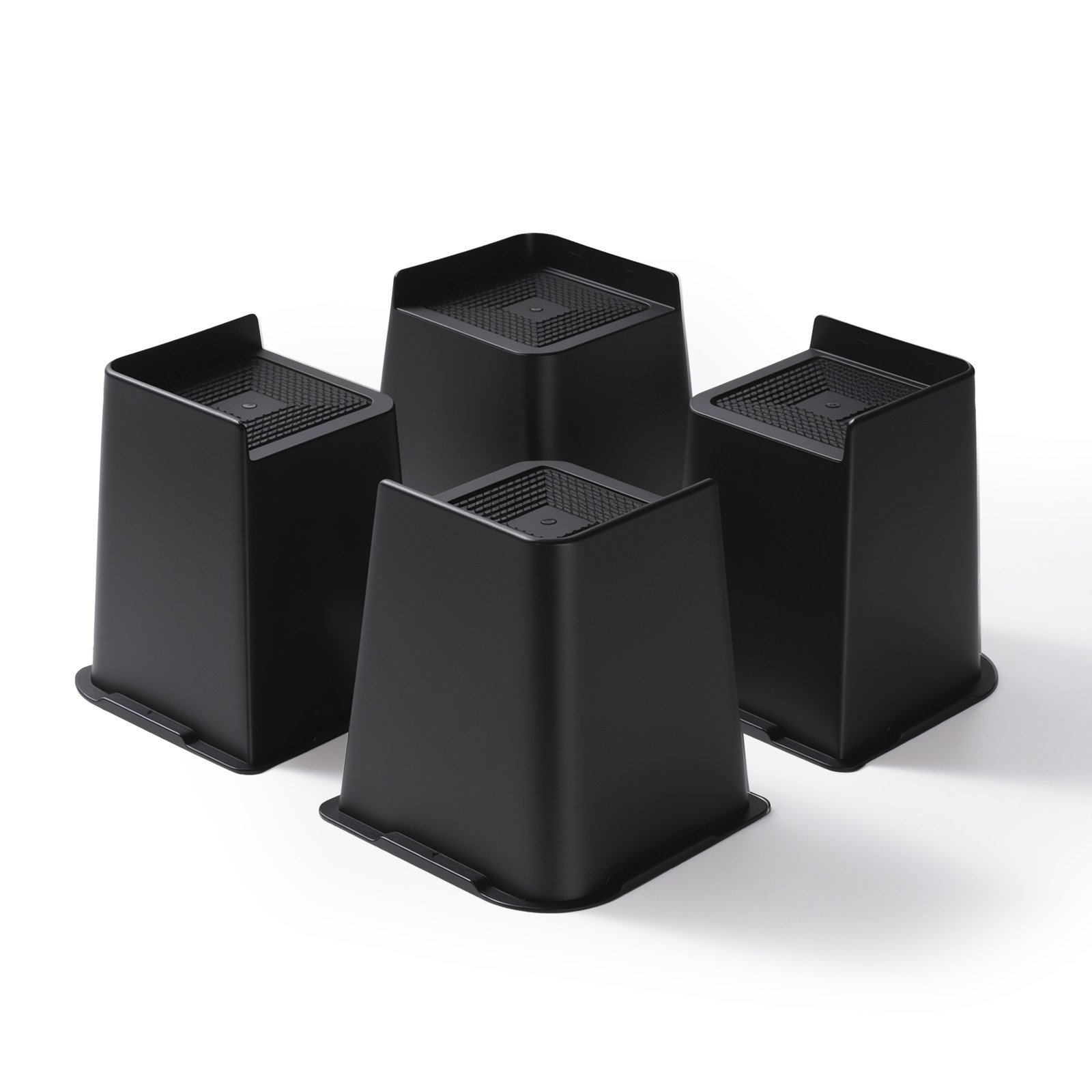 가구 높이조절 받침대 미끄럼방지 튼튼한 내구성 소음감소 바닥보호 장기간사용 가능, 4개, 블랙 22,500원