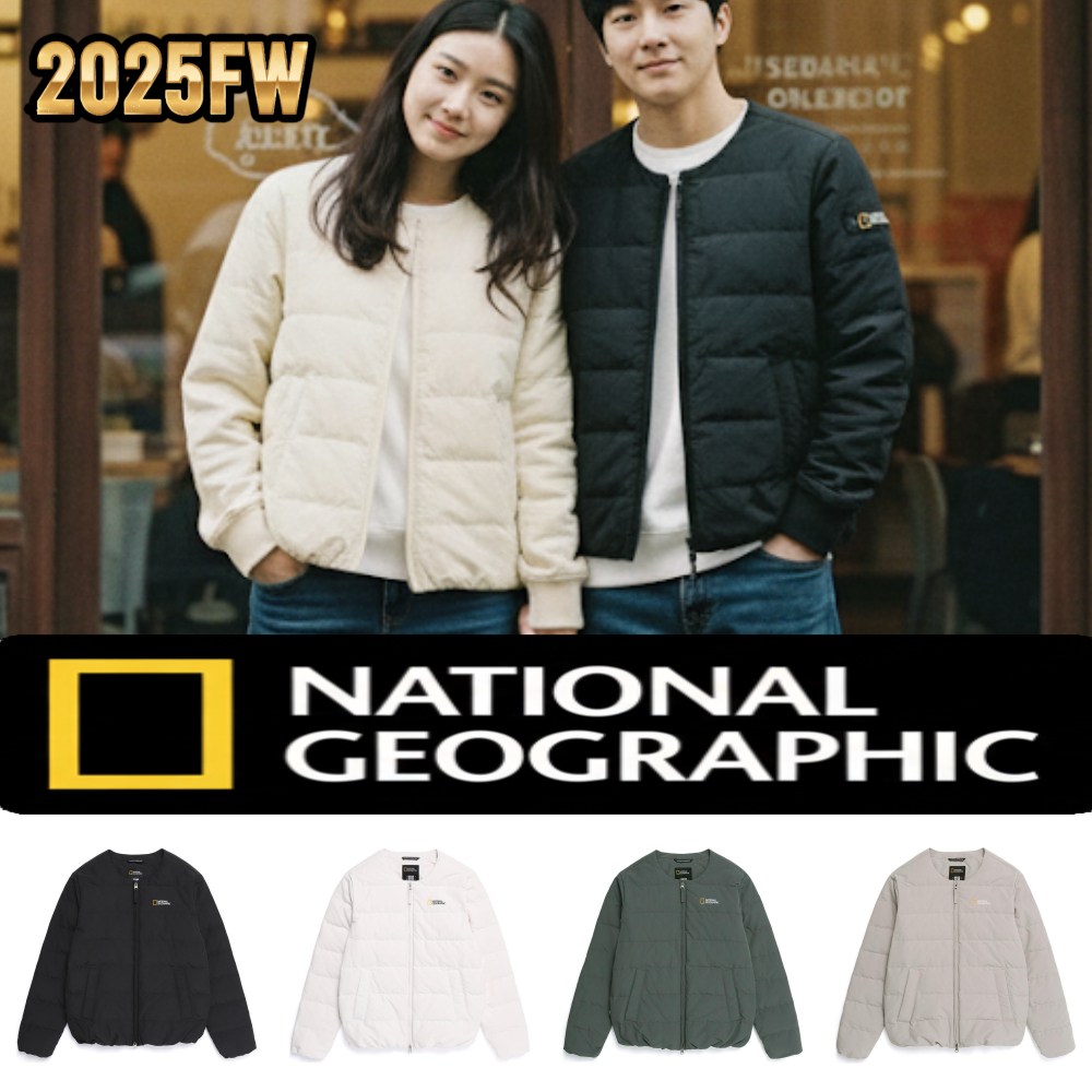 [매장정품] 내셔널지오그래픽 남여공용 헤론 U넥 경량 다운 점퍼 153,000원