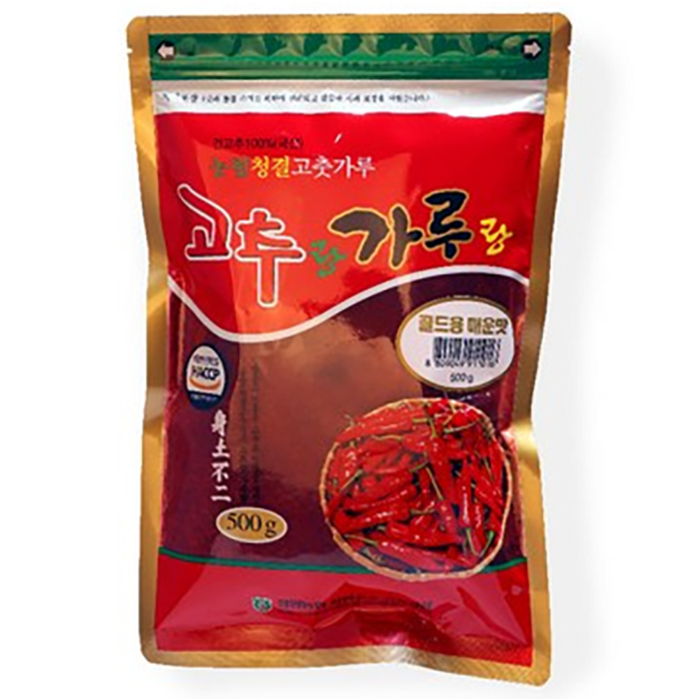 정품 청양농협 청양고추가루 25년 햇 고춧가루 골드용 매운맛, 500g, 1개 23,000원