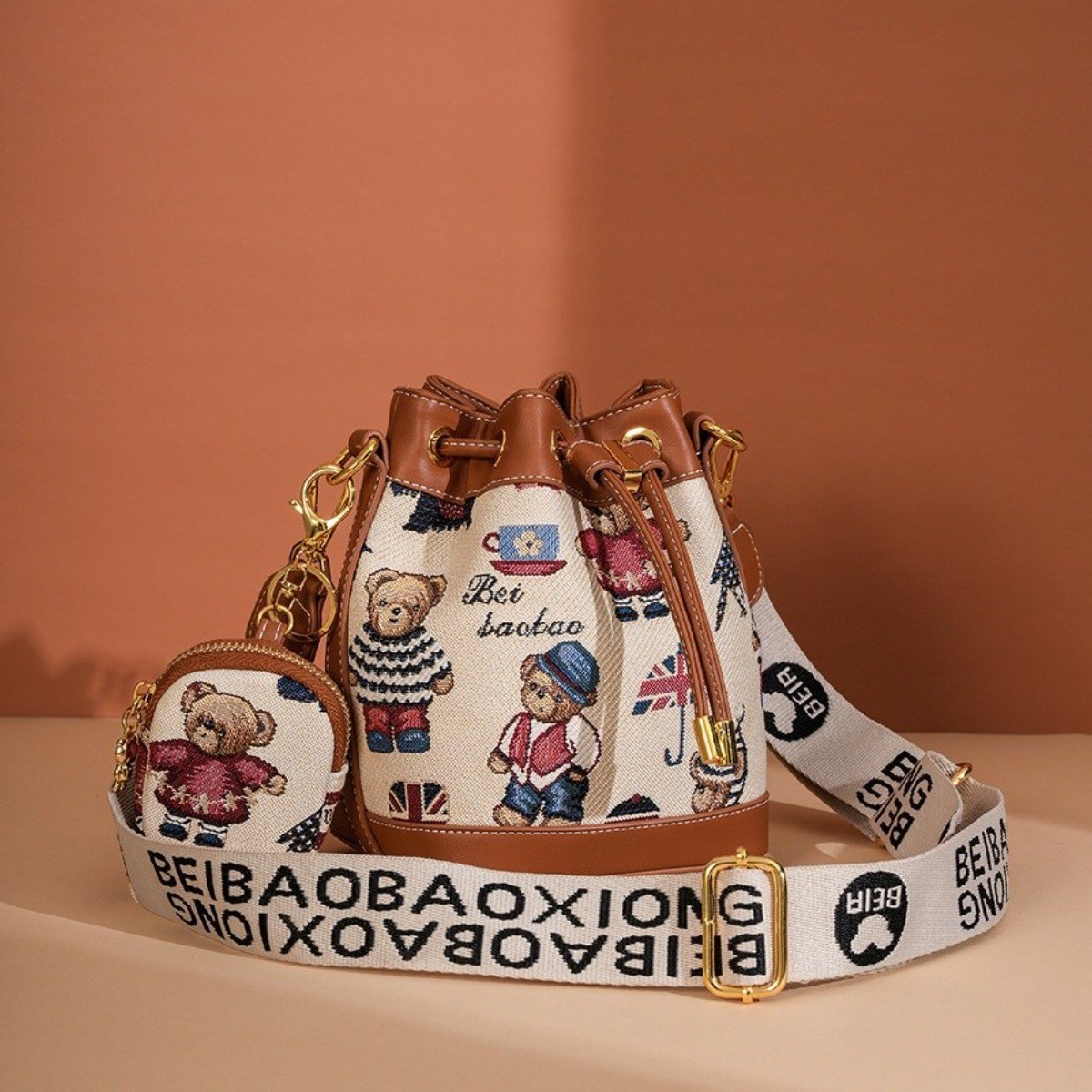 에랑베어 브룩클린 버킷백 M 사이즈 쟈카드 여성가방 48,000원