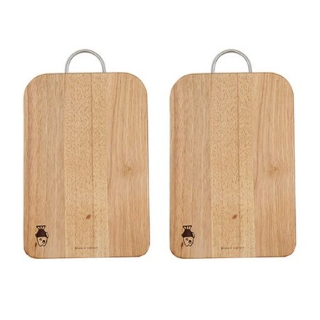 쿡차미 스텐손잡이 원목도마 2p 20,900원