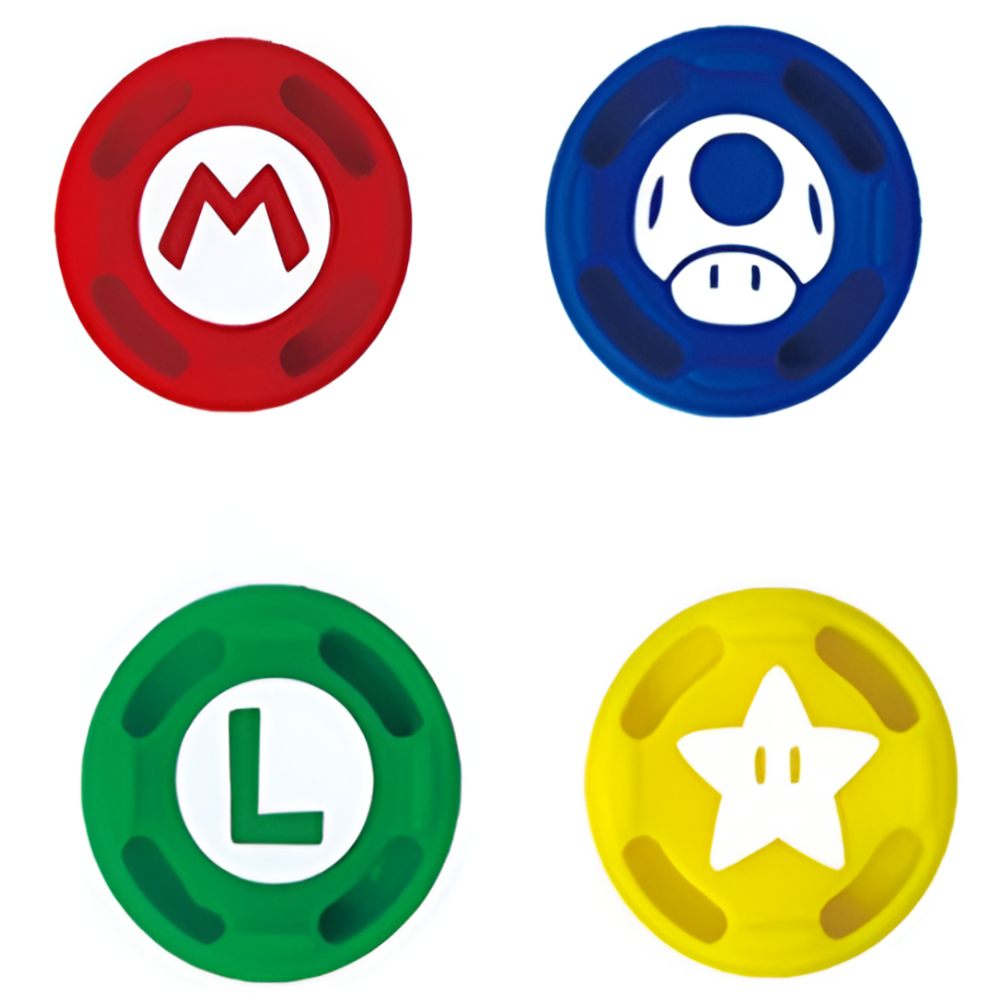 에버샵 닌텐도 스위치 플스 조이콘 스틱 커버 귀여운 실리콘 논슬립 캡, 1세트, 마리오 4개, 스위치 8,800원