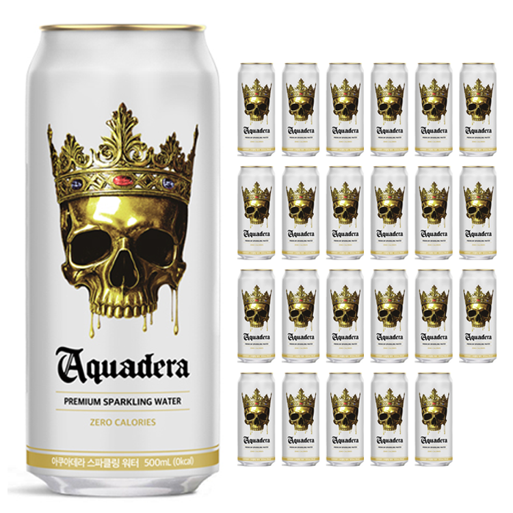아쿠아데라 에너지 드링크 제로 디카페인 테아닌 타우린 레몬라임 500ml 24캔, 24개입, 500ml 46,800원