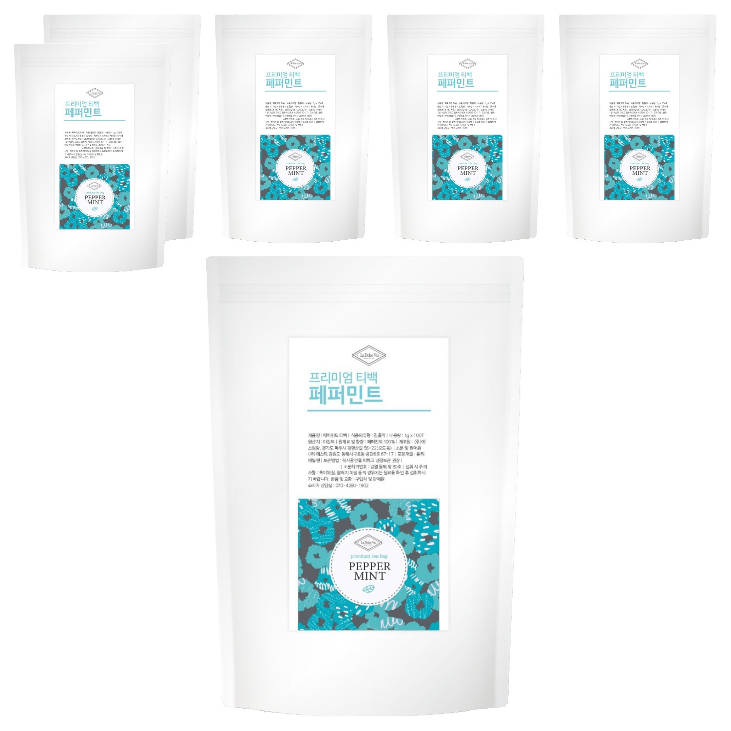 라돌체비타 페퍼민트 삼각티백, 50개입, 6개, 1.2g 47,400원