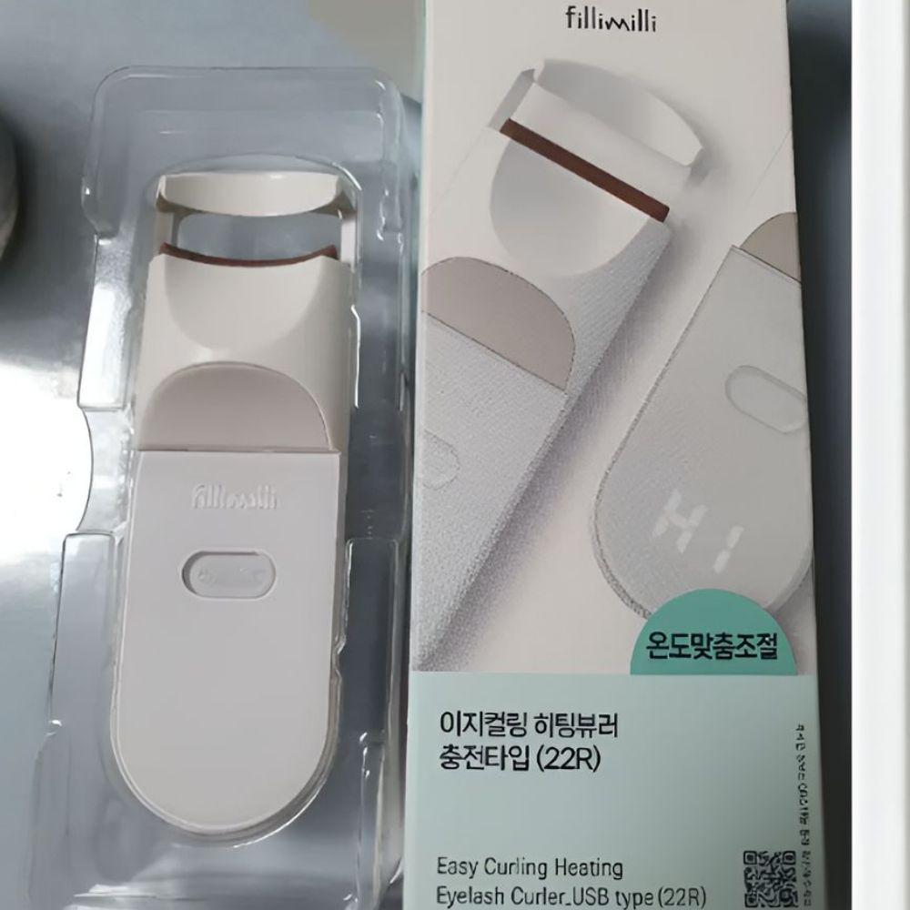 필리밀리 NEW [충전타입 리뉴얼] 이지컬링 히팅뷰러(22R) 탱글한 볼륨 C컬링 속눈썹 고데기 뷰러 123,300원