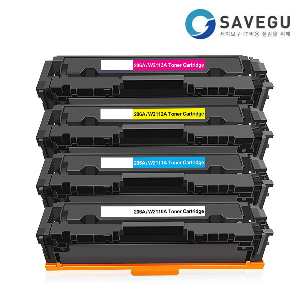 HP호환 MFP M283fdn 토너 재생1세트 (칩장착) W2110A 111,800원