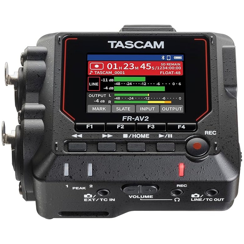 비디오그래퍼를 위한 듀얼 XLR TRS 입력 클립 오디오 녹음이 없는 TASCAM FR AV2 컴팩트 32비트 플로트 필드 레코더 타임코드 680,360원