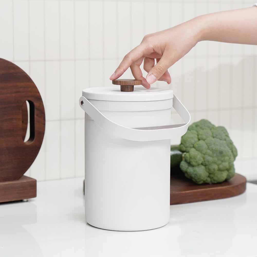 르메이드 스테인레스 음식물 쓰레기통 34,800원