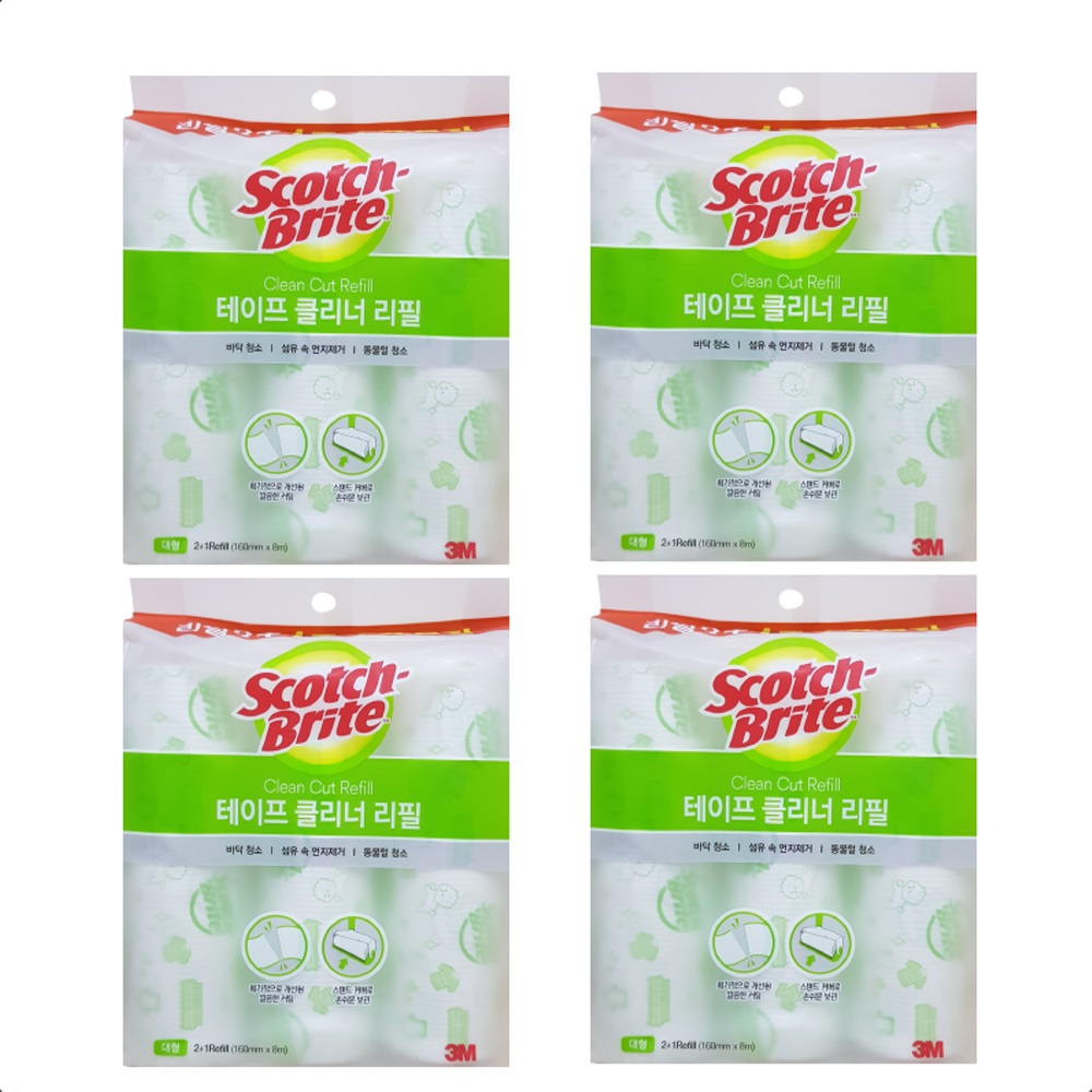3M 스카치브라이트 대형 테이프클리너 리필(2+1입) 36,160원