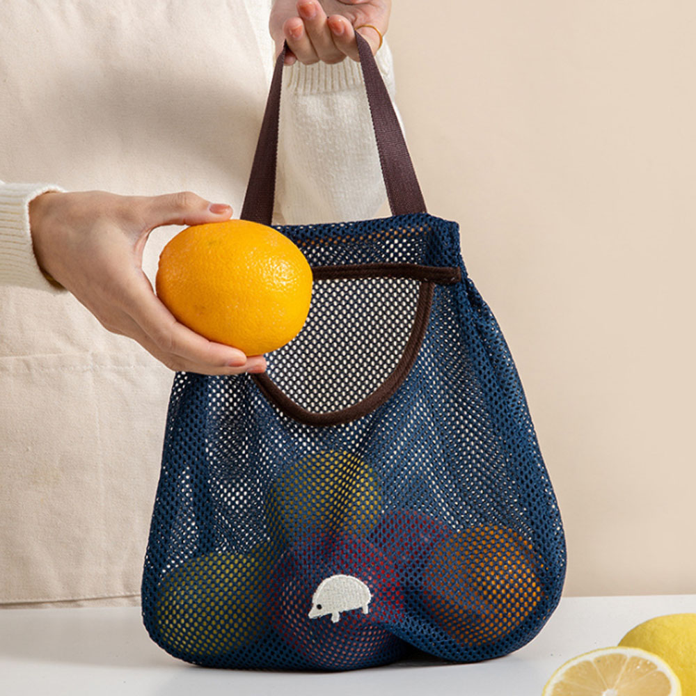 감성 메쉬 과일망 야채망 장바구니 양파망 감자망 그물망 보관망, 네이비, 2개 6,900원