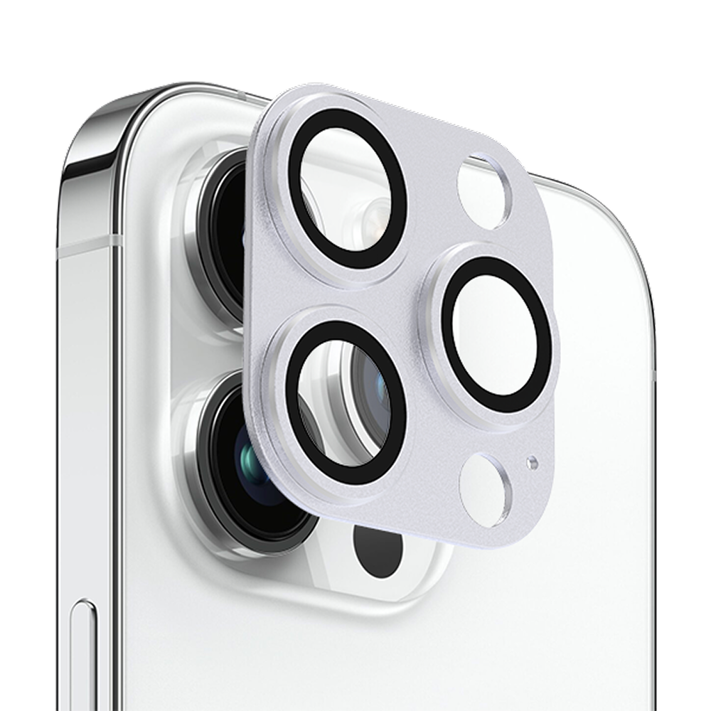 지모 아이폰 풀커버 메탈 프레임 카메라 렌즈 강화유리 필름 실버, 1개 20,800원