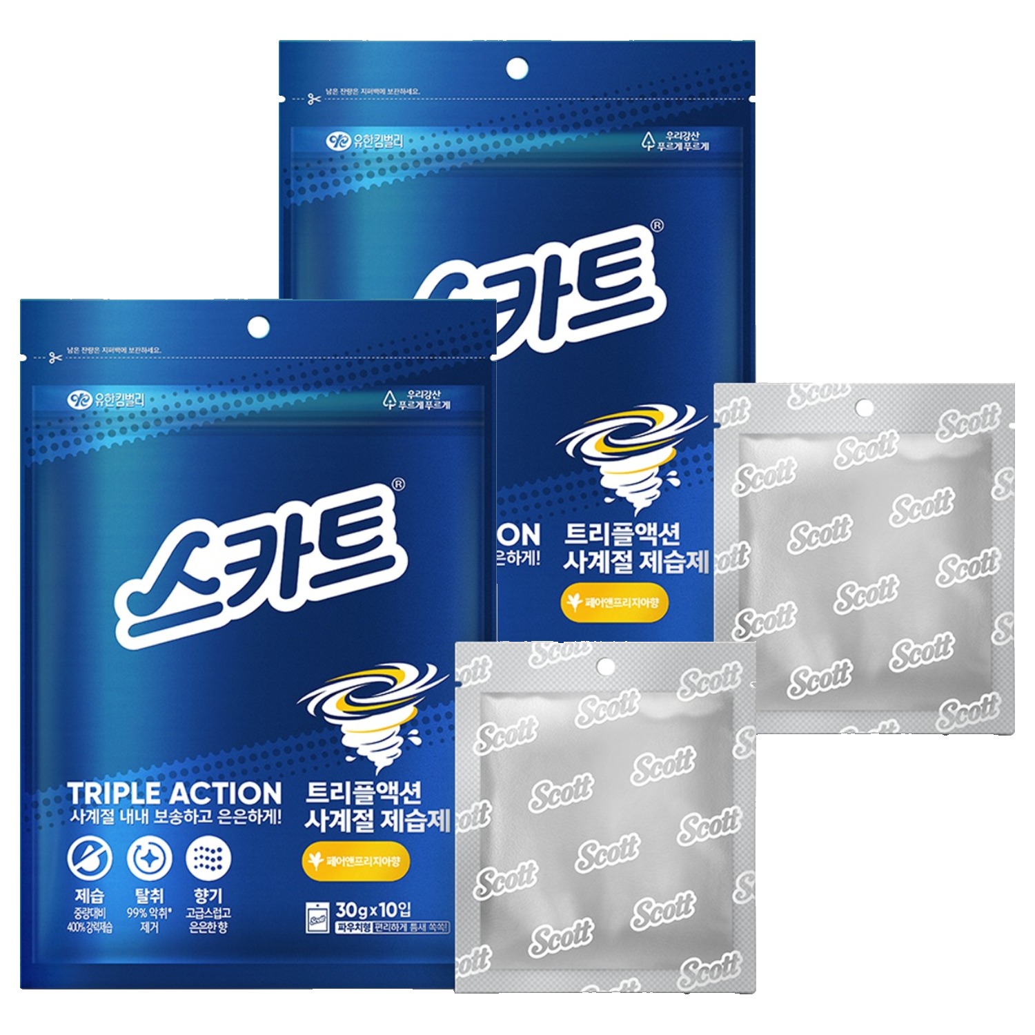 스카트 트리플액션 사계절 제습제 페어앤프리지아향 본품 16,740원