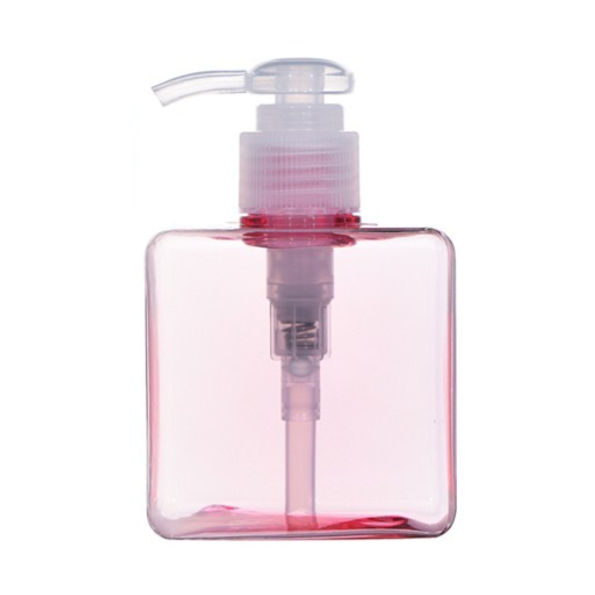 [50개묶음판매] 친환경 PETG 사각 디스펜서 100ml 150ml 250ml 280ml 450ml 샴푸 물비누 용기, 50개, 핑크 78,720원